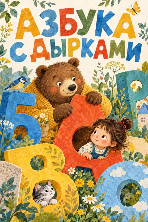 Азбука с дырками